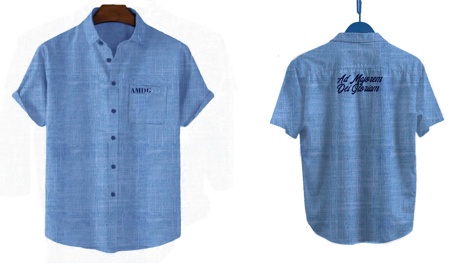 Kemeja Katun Linen AMDG S-XL