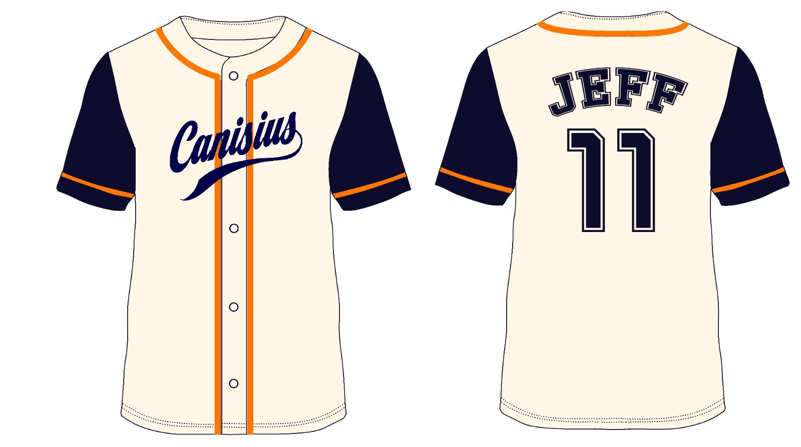 Baseball Jersey CC - Custom Nama (belakang)